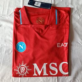 Maglia Napoli away rossa 3rd XL