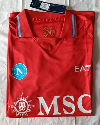 Maglia Napoli away rossa 3rd XL