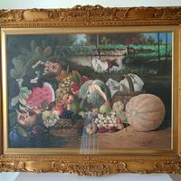 Affascinante natura morta con sfondo naturale