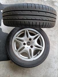2 gomme con cerchione Smart 175/55 R15 + 1 cerchio