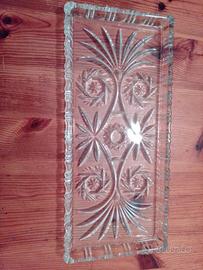 Vassoio di cristallo 'KOMET'Walther Glas