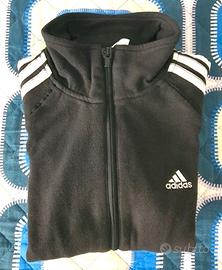 Felpa Adidas in pile nera tg. 42