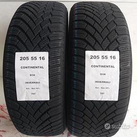 2 gomme 205 55 16 continental a787