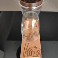 Oliera in vetro con tappo dosatore – Nuova