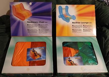 Set di due poltrone gonfiabili