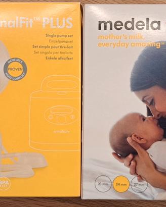 2 Medela kit tiralatte personal fit plus