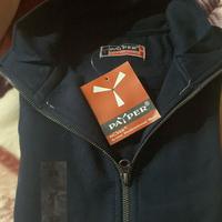 Felpe colore blu navi con doppio cursore