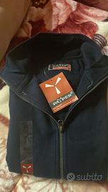 Felpe colore blu navi con doppio cursore