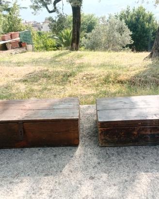 Antico Baule Vintage Legno