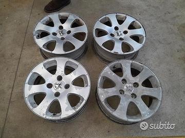 Cerchi In Lega Da 15" Per Peugeot 207 - 307