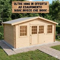 CASETTA DI LEGNO CORRADO 446x326x247h cm 28mm