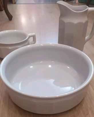 Antico set per lavabo  ceramica Laveno