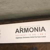 Listelli Parquet grigio per pavimento in spc