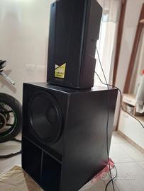 mini scoop 18 subwoofer passivo 