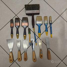 Set pennelli CINGHIALE+ 6 spatole nuove