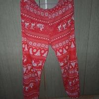 Pantaloni pigiama tezenis rossi, natale