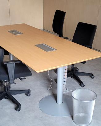 Tavolo riunioni con 4 sedie ufficio