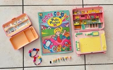 Lotto Polly Pocket Vintage anni 90 Bluebird+Libro