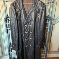 cappotto in pelle vintage