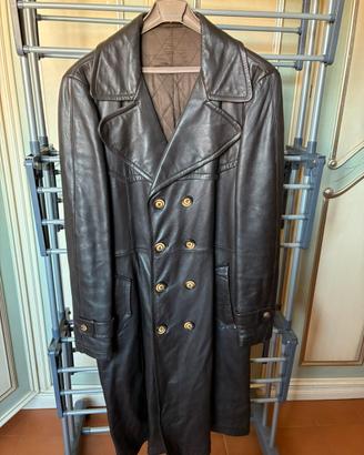 cappotto in pelle vintage