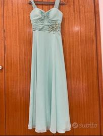 Vestito color hot sale tiffany cerimonia