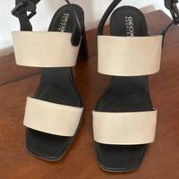 Sandali geox nero e tortora 38
