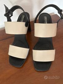 Sandali geox nero e tortora 38