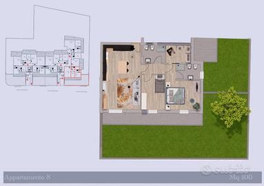 Appartamento di 100 m² con 3 locali a Fano