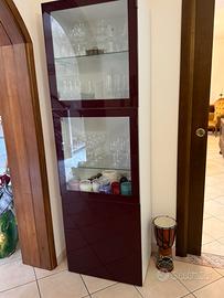 Credenza Ikea serie Besta, 2 cassetti 2 ante vetro