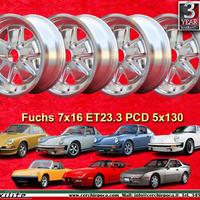 4 pz cerchi Porsche Fuchs 7x16 ET23.3 5x130