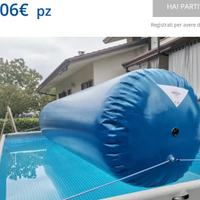 GONFIABILE PER PISCINA ANTI RISTAGNO MT 5