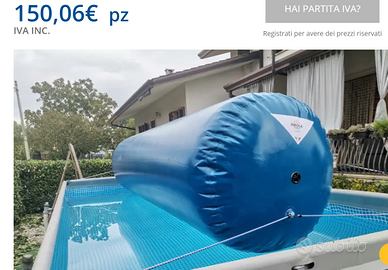 GONFIABILE PER PISCINA ANTI RISTAGNO MT 5