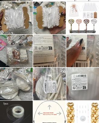 In blocco tante cose per eventi matrimoni