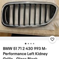 BMW 51712 430 993 M-Performance Left Kidney Grille