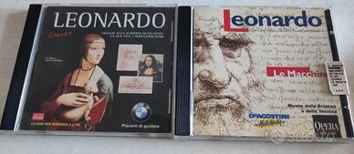 N. 3 CD di Leonardo la sua vita i suoi capolavori