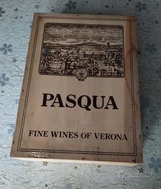 Cassetta legno vintage anni '70