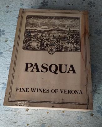 Cassetta legno vintage anni '70