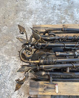 Bastoni per tende in ferro battuto