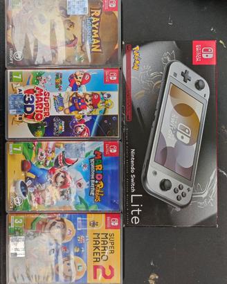 Switch Dialga & Plakia + 4 giochi