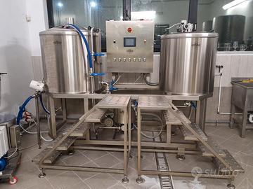 Impianto produzione birra 250 litri