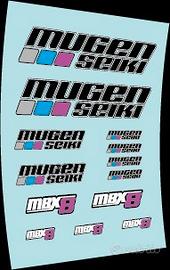 adesivi, stickers mugen, kyosho, losi, associated