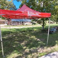Gazebo professionale pieghevole (alluminio) 3x3 m.