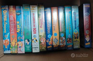 12 VHS originali Disney 
