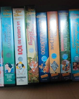 12 VHS originali Disney 
