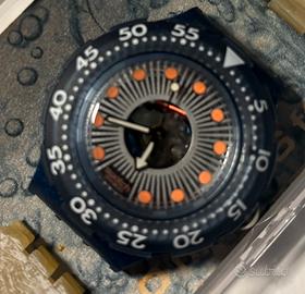 Swatch silver trace sdn107