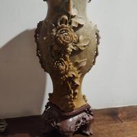 vaso cinese del fine '900 in pietra saponaria