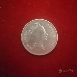 Gran Bretagna 10 Pence 1992 Elizabeth II - Leone C