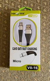 Caricabatterie-cavo dati fast charging