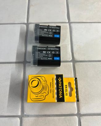 Batterie en-el15 per nikon