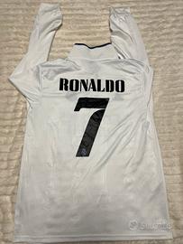 maglia calcio real madrid, maglia a maniche lunghe